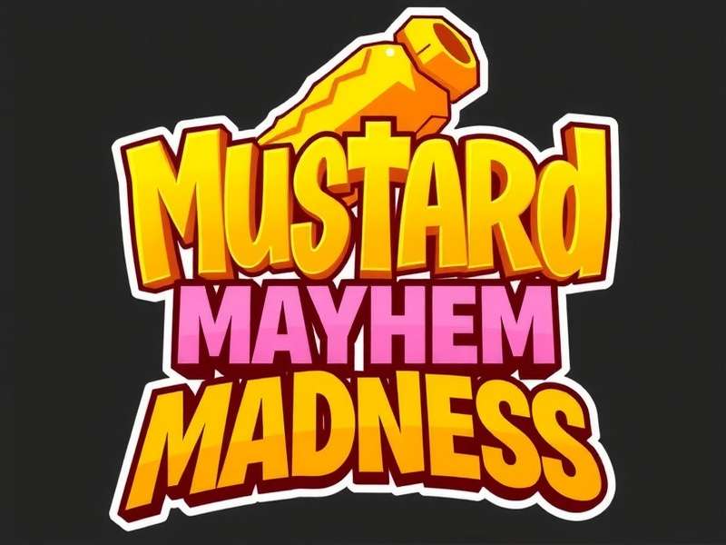 Mustard Mayhem Madness Official Artwork Mustard Mayhem Madness Game Logo